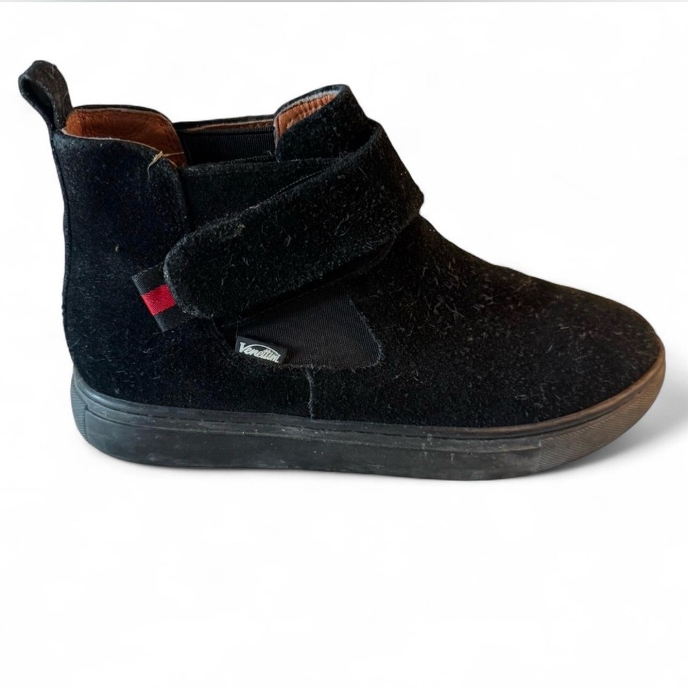 Venettini Suede Velcro High Top Booties Size 36